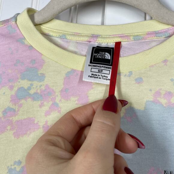 The North Face Women’s Short Sleeve Crew Neck Tie-Dye T-Shirt Dress Size Small S - Picture 7 of 9